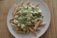 Penne z sosem brokułowym 