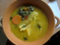 Szpinakowa zupa curry