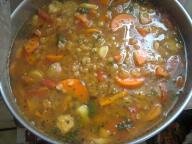 Odżywcza zupa z soczewicy 